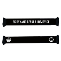 Klubová šála SK Dynamo České Budějovice černá 